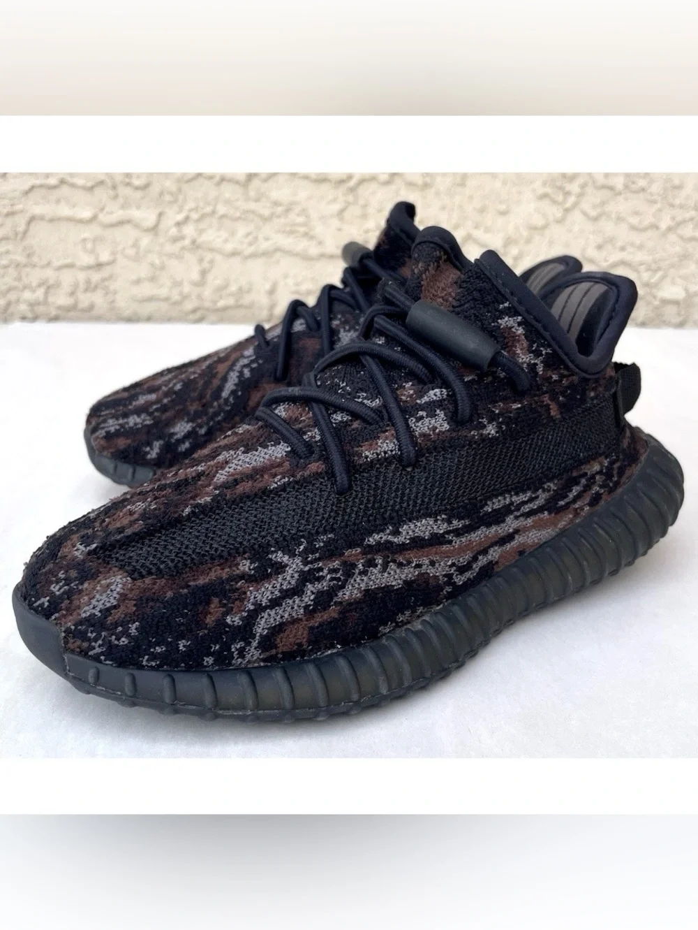 Adidas Yeezy Boost 350 V2 MX Kids Size US 12.5K Black Gray Rock Preschool GW3775